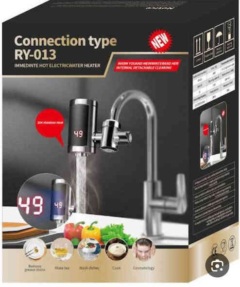 سخان مياه كهربائي فوري بقدرة 3000 واط ومزود بشاشة رقمية لعرض درجة الحرارة. 
الميزات: يوفر الماء الساخن والبارد، ويحتوي على شاشة LED رقمية تعرض درجة حرارة الماء الحالية. 
التسخين: تسخين سريع وفوري في غضون 2 إلى 5 ثوانٍ، ولا يتطلب تخزينًا مسبقًا للمياه. 
نطاق درجة الحرارة: يمكن تعديل درجة حرارة الماء من 30 إلى 60 درجة مئوية تقريبًا. 
السلامة: يتميز بتقنية فصل الماء والكهرباء لضمان الاستخدام الآمن، ومستوى مقاومة للماء IPX4. 
الاستخدام: مناسب للاستخدام المنزلي في المطبخ أو الحمام لغسل الأطباق والوجه والخضروات

سعر 25
للحجز والاستفسار واتساب ***********

يوجد توصيل لكل محافضات العراق

#نسائي #ملابس #أمزون #اوربي #سروال #طلعة #كشخة #ستايل #نسائي #ملابس #بجامة #مطبخ #ديكور #منزلي #انارة #عدة .
