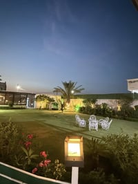 مزرعة الماسه🌿  متاحه للايجار اليومي فقط عوائل 🏊‍♂️مسبح مغلق 🎱بليارد+من...