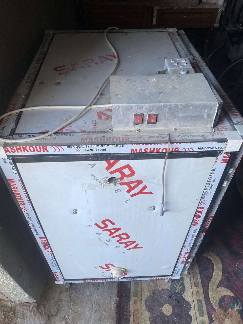 للبيع فقاسة. تاخذ ٣٥٢ بيضه قلاب اتو ماتيك فول على الفحص    تفقيس مالتها خير من الله  فديو تفقيس مالتها موجود بالخاص 
خير من الله الي مفقيسن يمي يعرفون شغلها. حرارة رطوبة فول اتوماتيك 

ب ٣٠٠ الف


**إذا كنت صاحب هذا الإعلان وتريد حذفه لأي سبب، رجاءا أرسل رسالة إلى الدعم الفني**