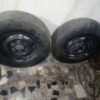 زوج تايرات نضيفات كلش حجم 14 كيا نثيه 07705165061الغدير شارع التوت
