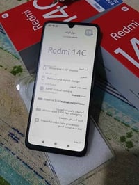 فحص قبل الاستلام ريدمي 14c معالج من هيليو G81 الترا ذاكره 256 برام 8 +...