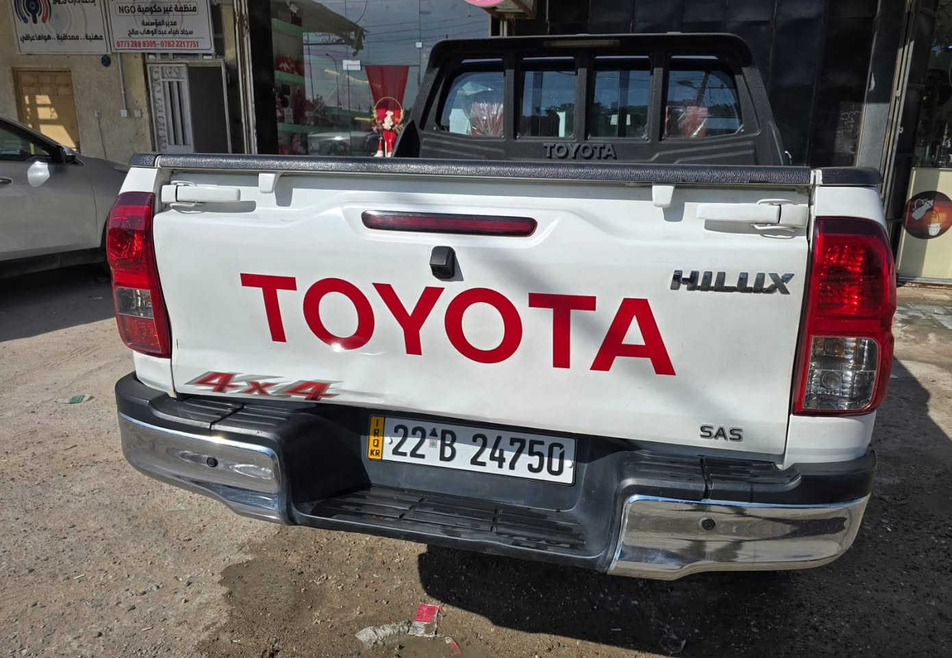 للبيع تويوتا هايلوكس 2020 فور ويل 4x4 ديزل (كاز)رقم اربيل ماشيه 85 الف فقط كفاله عامه فقط طعجه صغيره بباب الصندوك بعدها جديده سياره مكينه كير حداديه كلها كفاله مملعوب ولامفتوح منها شي ونظيفه حيل مامشتغله خط ولاشركه مكانها البصرة ب290 $ بيها مجال (سياره برغي ممفتوح بيها يعني جديده ) استفسار ***********
