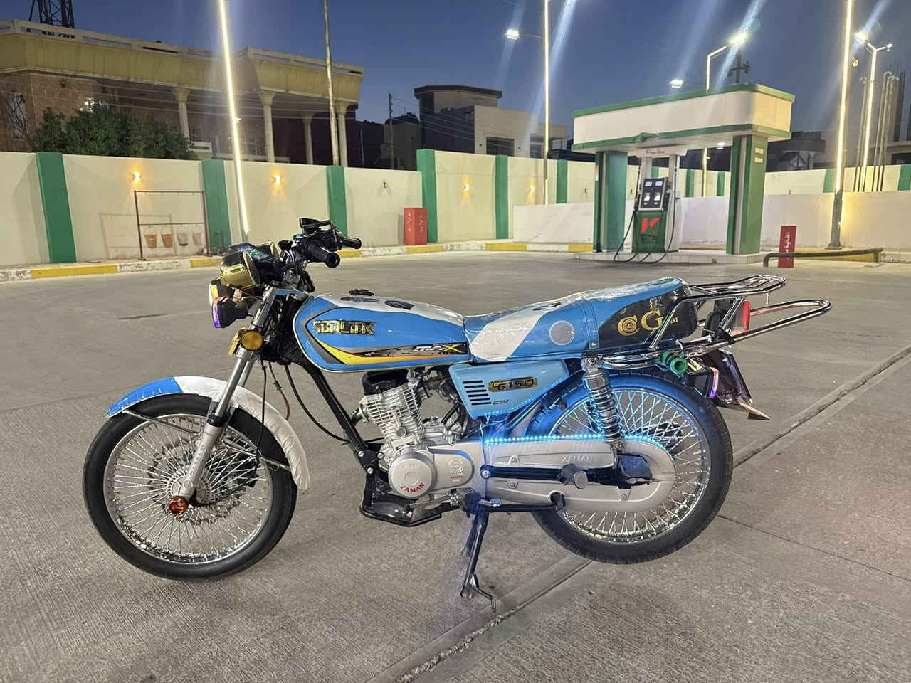 دراجه2025صفر فول حنبزه 4گير صالنصه ام النجمه محرك لوك نشرات سماعات بي كله شغال
تايرات عدله مكفول من كلشي سعر 725بي مجال 
شراي طب خاص او انتصل ***********
