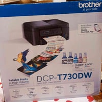 شباب طابعة براذر هية واغراضهة اصلية اخت الجديدة مستعملة يومين فول مواص...