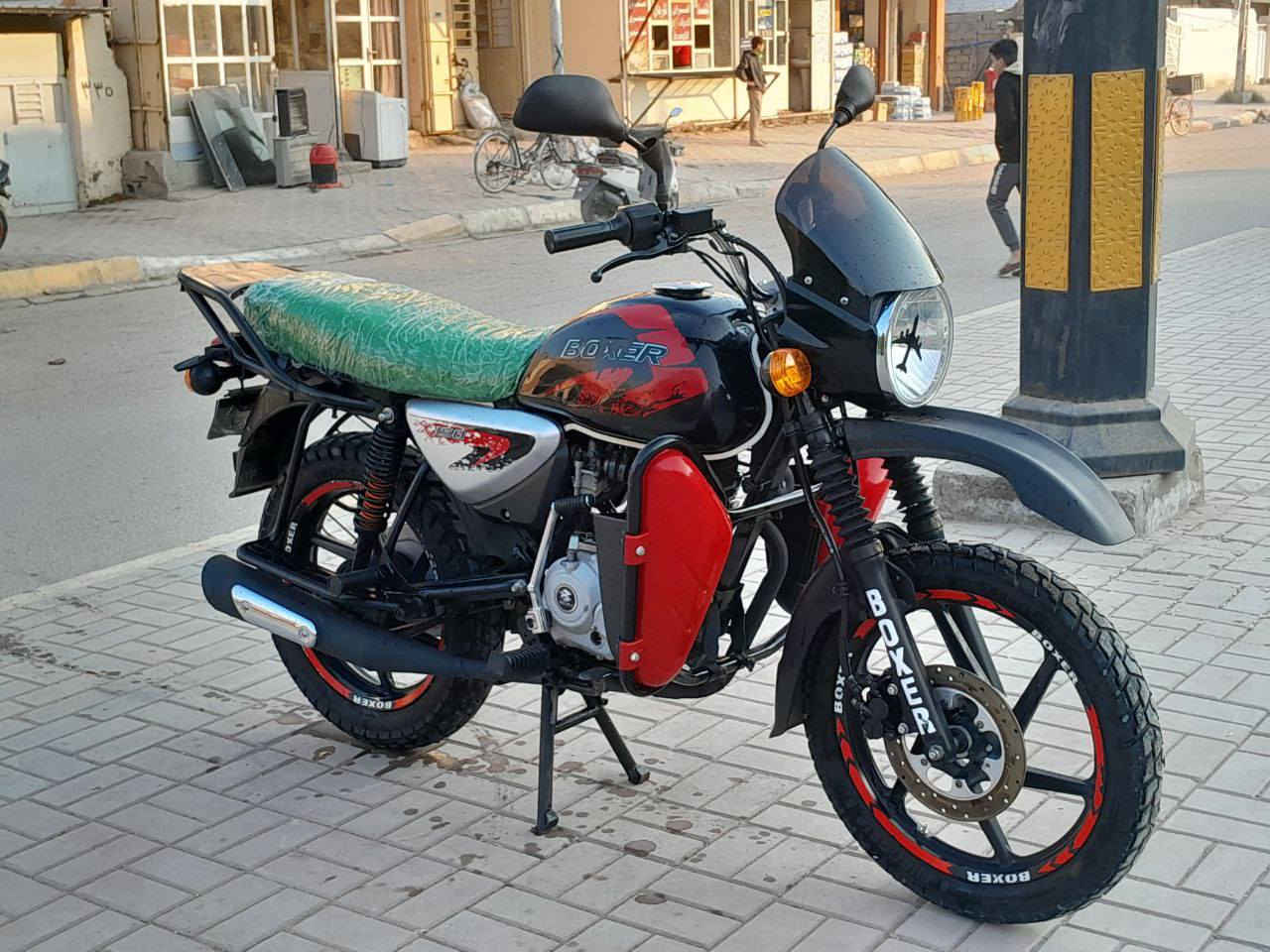 بوكسر جبلي 23 مرقم بغداد سنويه انكليزي مشروع وطني شرط التحويل دراجه جديده مابيهه نقص محرك مكفول بيع او مراوس بيع بل نقد والقسط ماستر الرافدين فقط ديالى بعقوبة التحرير شارع الحسينيه ***********
