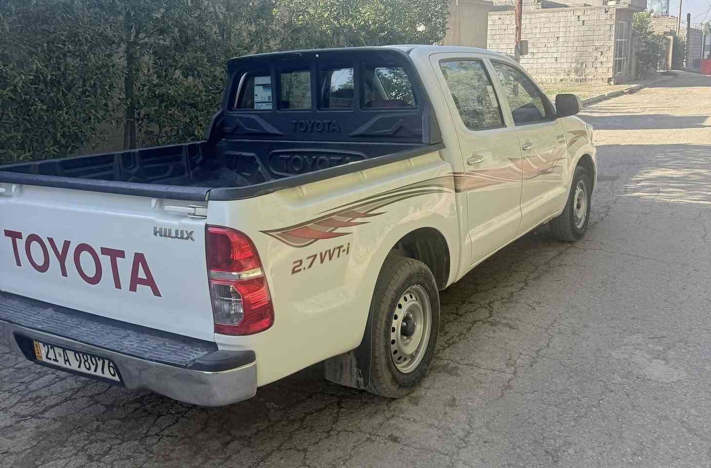 سلام عليكم
بيكم هايلوكس 2014رقم سليمانيه سنويه جديده
كير عادي سياره كفاله عامه من الصبغ بيها مكان واحد 
بارد كلش بصيط محرك مكفول من الصوت والتنقيص والتبخير تخم تاير صدر جديد كهربائيات كامله تبريد تدفئه غرفتها كلش جديده 

السعر 195

الموقع صلاح الدين بلد يثرب 
***********
