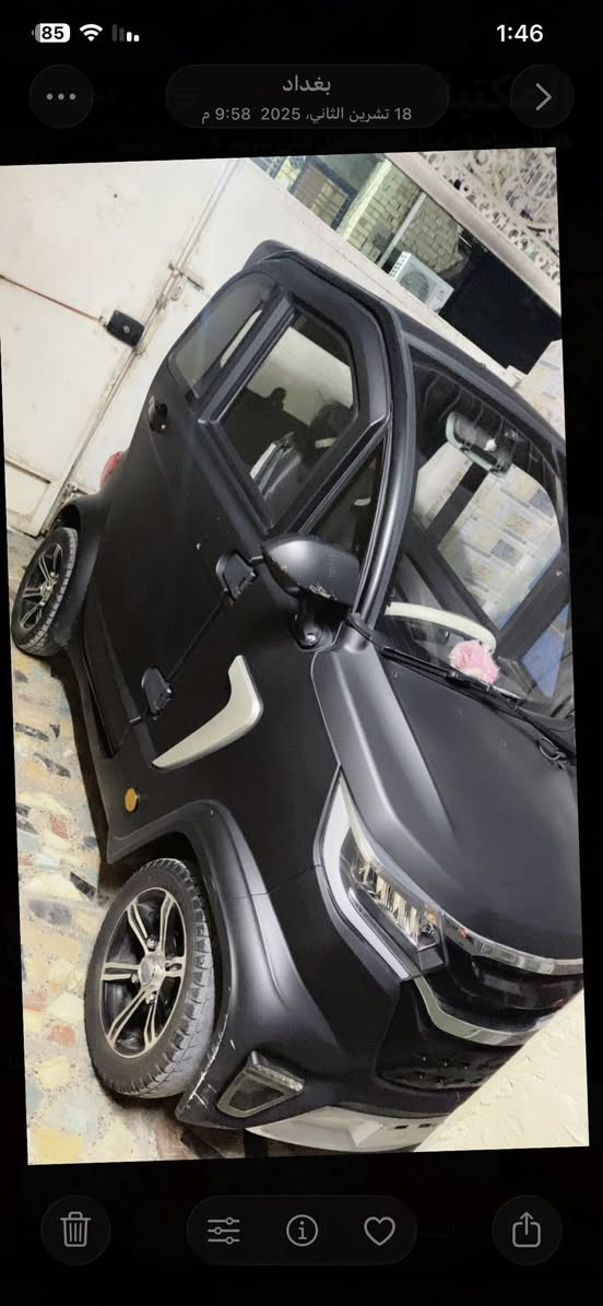 Q6 سيارة شحن اخت الزيرو و استخدام 4 اشهر فقط 🔥**
تدورين على سيارة تنطيچ راحة
هاي هي السيارة الي تدورين عليها 👇

المواصفات:
 • موديل 2025
 • استخدام اربع اشهر  فقط
 • نظيفة جداً – اخت الزيرو
 • اقتصادية 🔥 ما تحتاج بنزين، لا دهن، ولا حتى مصاريف
 • 3 راكب – بابين
 • شاشة ديجتال
 • مسجل
 • بلوتوث
 • تدفئة + تبريد ثلج ❄️
 • دبل سويچ – دبل بصمة + تشغيل عن بعد
 • سيارة الدكتورة… توقفچ بكل مكان وانتِ رافعة راسچ 💁‍♀️✨

⸻

💰

📞 واتساب: ***********
📍 بغداد – البلديات

لحگ قبل لا تروح… السيارات النظيفة ما تبقى! 🔥
