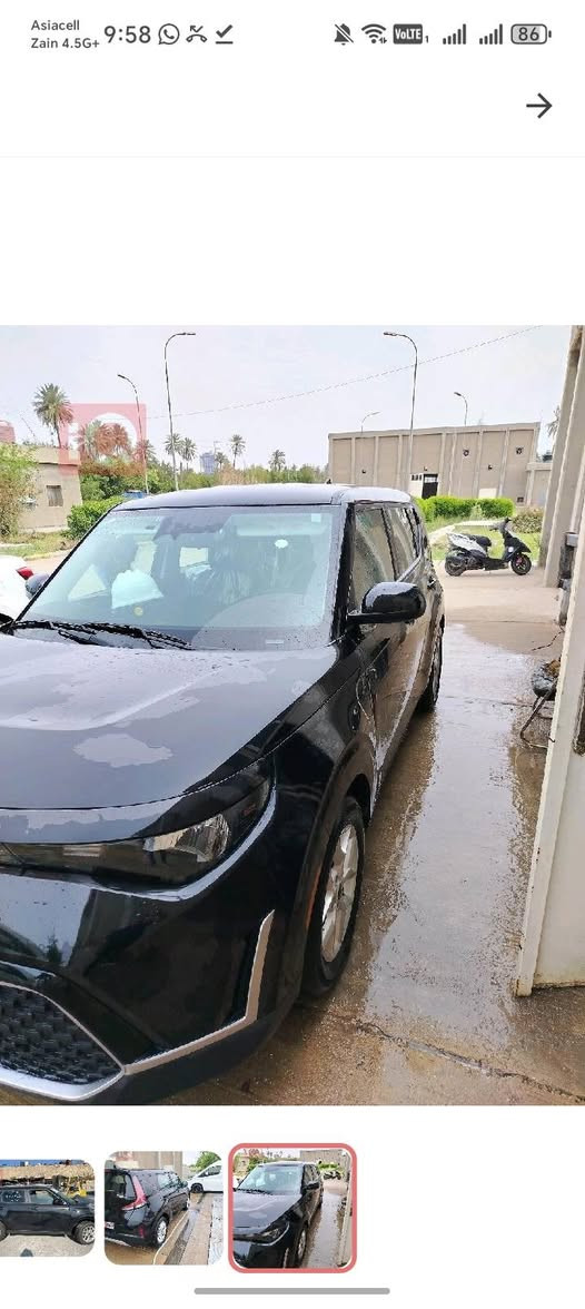 سلام عليكم كيا صول موديل  2025 بغداد السيديه ماشيه 10الف السعر 153 ترقيم جديد بغداد لاتصال ***********

