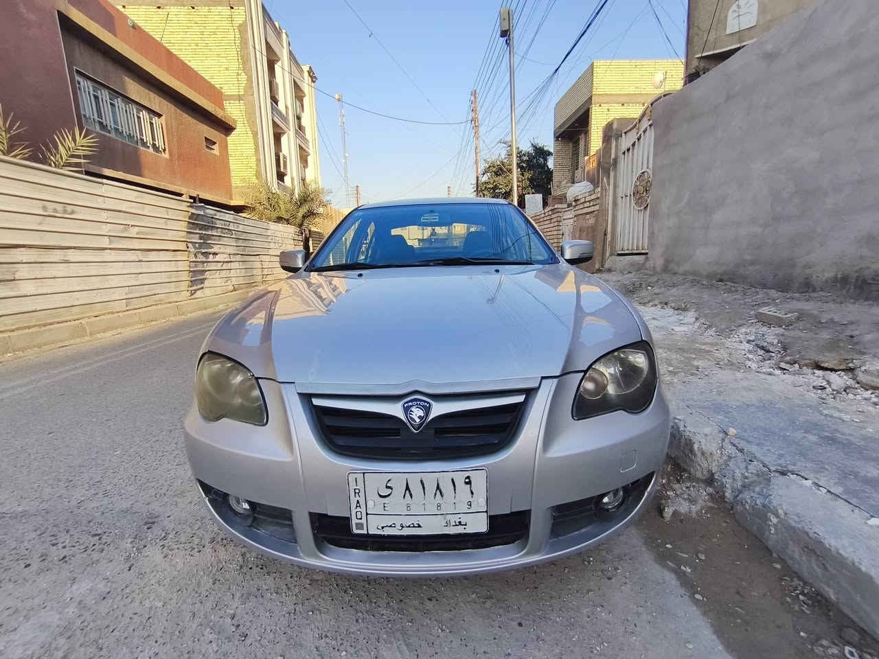 سلام عليكم 
بروتون بيرسونا 2013
بسمي ماشية 116
صبغ ٣ قطع
تخم تاير صدر خلفي امامي باتري جديد
محرك كير تبريد خير من الله 
سنوية لشهر 11
عارضه ب60
عنوان بغداد السيدية 
*********** بي واتساب
