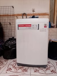 غساله LG حجم 16 مستعمله نضيفه كلش السعر 325 الف / 07722658274