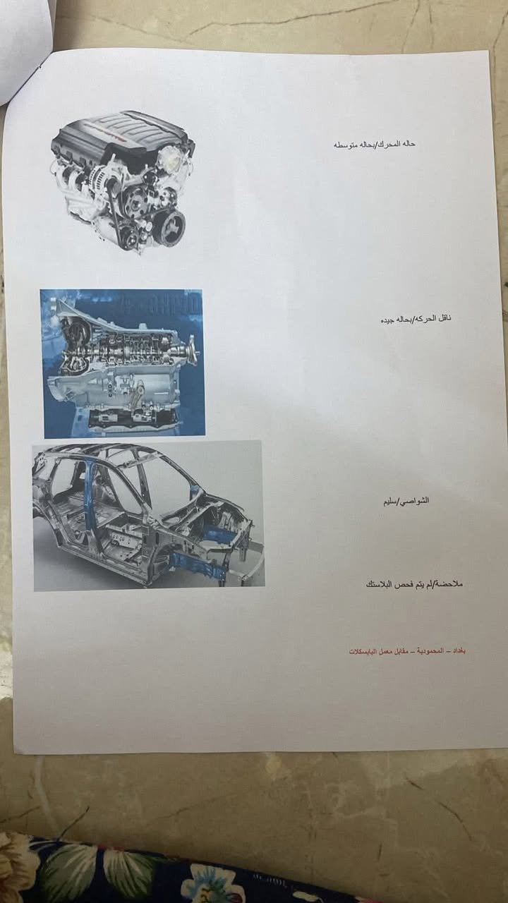 السعر 82$
باجيرو خليجي بلادي  2002 بجعه
السياره نضيفه وجاهزه كير محرك تبريد 
السياره مكفوله بدون ضربه فقط رش منطقتين بدون دواخل
الموقع : بغداد الدورة المهدية الثانية ـ قرب مدرسة دمشق
للتواصل : ***********  -  ***********
‭================================
