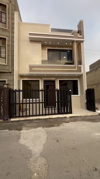 100 متر للبيع واجهة 6.66 ونزال 15  يحتوى على 4 غرف نوم سويت  واستقال و...