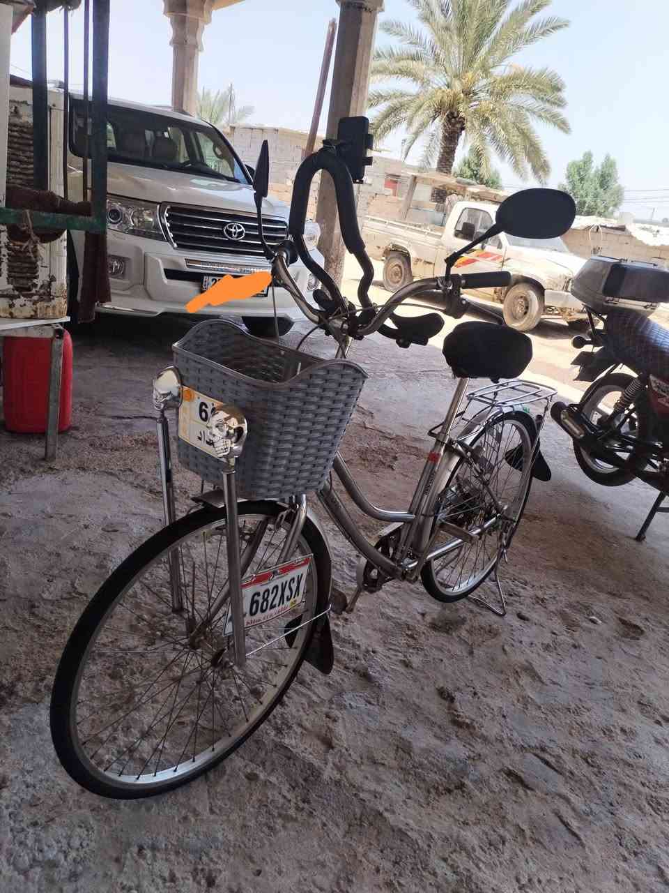من رخصة الادمن
السلام عليكم 
بايسكل البيع 
حجم 26
بعده جديد 
السعر 85 قفل 🔒 من الاخير
التواصل وتساب
***********
لا يوجد توصيل 
مكان ابو غريب خان ضاري
