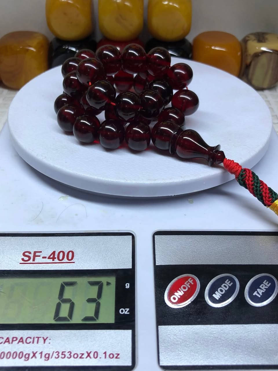 السلام عليكم
مسباح فاتوران لون كرزي مميز كصه ذرويه قطعه جمال ودلال شغل اسطه كركوشه خليجي الشاهد تحفة التحف ملمس وصلابه وطكه وعطاب 
الوزن ٦٣ غم القياس ١٢ * ١٤ العدد ٣٣ خرزه 
السعر ٢٥ الف يتوفر خدمة توصيل كافة المحافظات ٥ الاف


**إذا كنت صاحب هذا الإعلان وتريد حذفه لأي سبب، رجاءا أرسل رسالة إلى الدعم الفني**