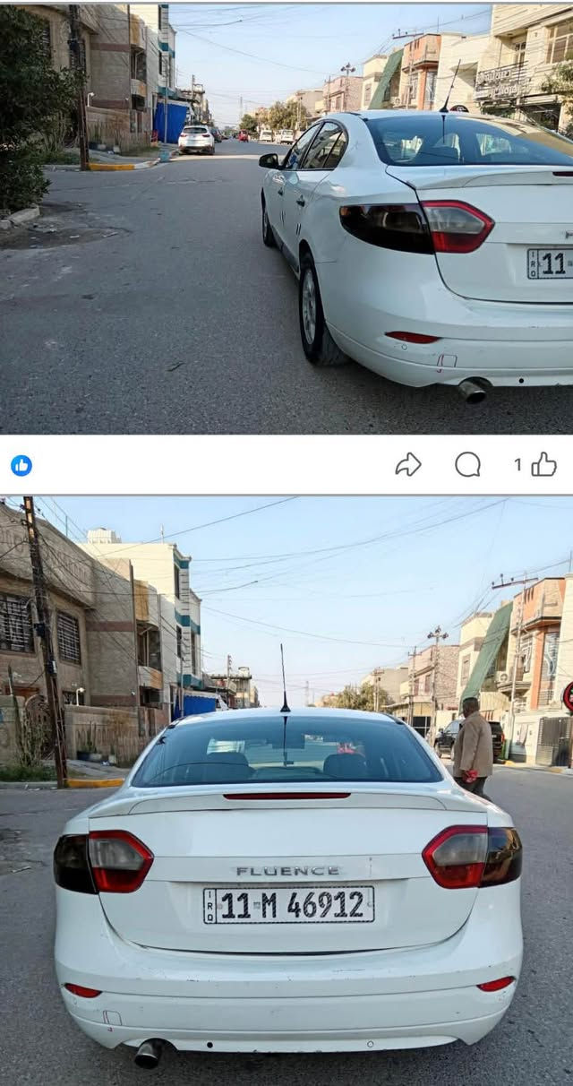 رينو فلاونس ٢٠١٢كير ومكينه خير من الله مكينتها كلش ناعمه وحلوه  صدر جديد تخم تاير جديد دهن جديد بلكات جدد السياره عليها ادامه كامله متصرف عليها نقص تبريد فقط مكانها الداودي ومرات بالبعيثه *********** بغداد, العراق
