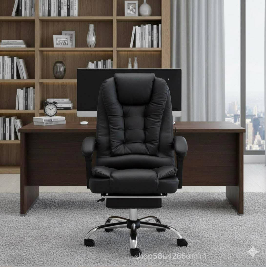 وفرنالك كرسي مكتبي يحتوي على اسفنج طبي 

دوار متحرك + مسند قدم + انحناء ١٣٥ درجه

متوفر بالون الاسود  العنوان النجف شارع الميلاد نصر 
***********
