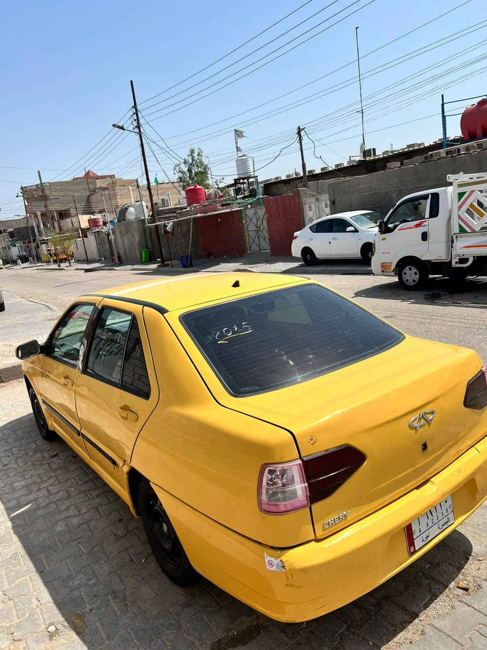 السلام عليكم سياره شيري موديل ١٦ مصفره هيئه وغرامات مكينه وكير وتبريد خير من الله تخم تاير حداديه  جاهزه منضومه غاز بيها السعر ٣٥ وبيها مجال ***********
