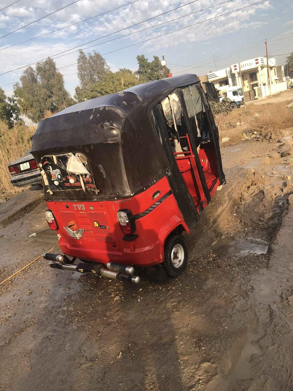 سلام عليكم تكتك TVS للبيع موديل2020شهر11 مرقمه رقم بغداد مكينه مجفته يم ابو علي اللهيبي لاتنقيص ولاتبخير السعر 6وبيها مجال مكاني محمودية ***********
