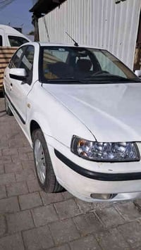 وبركاته للبيع سيارة سمند لون ابيض موديل 2011 السيارة رقم بغداد وبأسمي ...