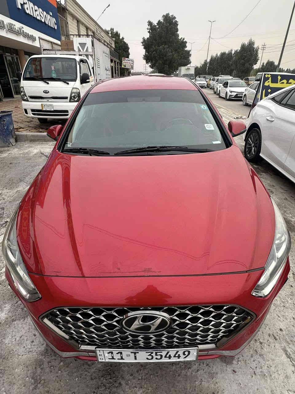 سلام عليكم 
للبيع هونداي سوناتا 2019 
اللون أحمر
رقم و سنوية و هزة جدد 
بأسمي السياره
المواصفات:-
بصمة تشغيل
تبريد قطعتين
تبريد بيانو
تدفئة كشنات
تدفئة ستيرن
رادارات جانيه (نقطة عمياء)
شحن وايرلس
صندوق ذكي
محرك 2400 GDI
المسافة المقطوعة 61 الف ميل فقط
السياره كلش حلوه و نظيفة 
دوشمة تلبيس شغل درجة أولى ممبينة تلبيس
غلاف ستيرن خياطة
بخصوص حادث السياره حادثهه قبق الجنطة مبدل و طرف جاملغ الأيمن
السعر 142 مع المجال
مكان السيارة نجف
تفاصيل اكثر  خاص موجود و واتسآب
***********
