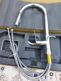 خلاط سنك مطبخ مغسلة موديل حديث  رأس ساحب مرن  ثقيل نحاس اصلي 100%  الس...