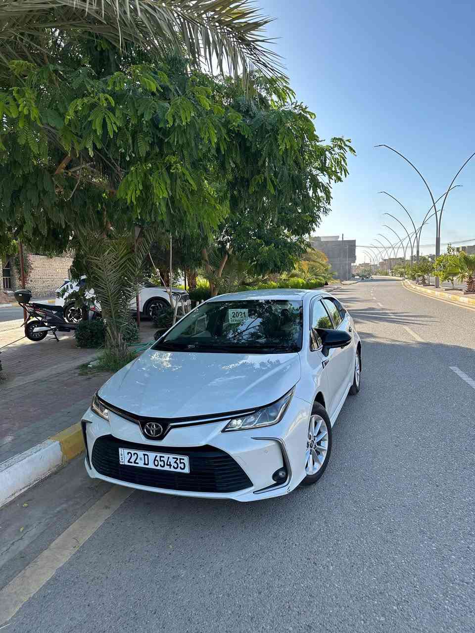 السلام عليكم
للبيع…
تيوتا كورلا ساز
2021
مكفوله 
گير ومكينه كفاله 
المواصفات 
شاشه
كامره 
بصمه 
قطعتين تبريد 
للاستفسار 
***********
