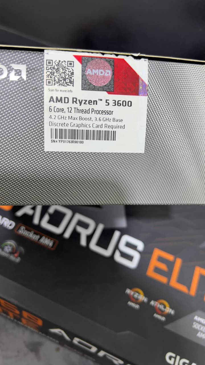 السلام عليكم بورد ومعالج للبيع
B450 Aorus Elite / 140,000

R5 3600 box / 75,000

القطع نظيفات كلش وكاملة ملحقات مكاني بصرة 
***********
