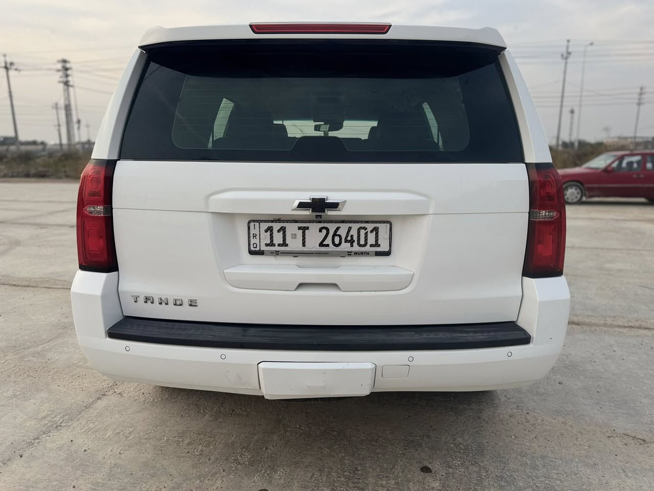 •سلام عليكم..
تاهو 2015 خليجي  LS محرك  V8,ويل 20, كشن كهرباء  ماشي 130,رقم بغداد جديد سنوية بسمي كفالة عامة بدون صبغ بدون تبديل(فقط شبر واحد بجاملق الامامي)  مكان السيارة بصرة الاستفسار علئ رقم ,***********
