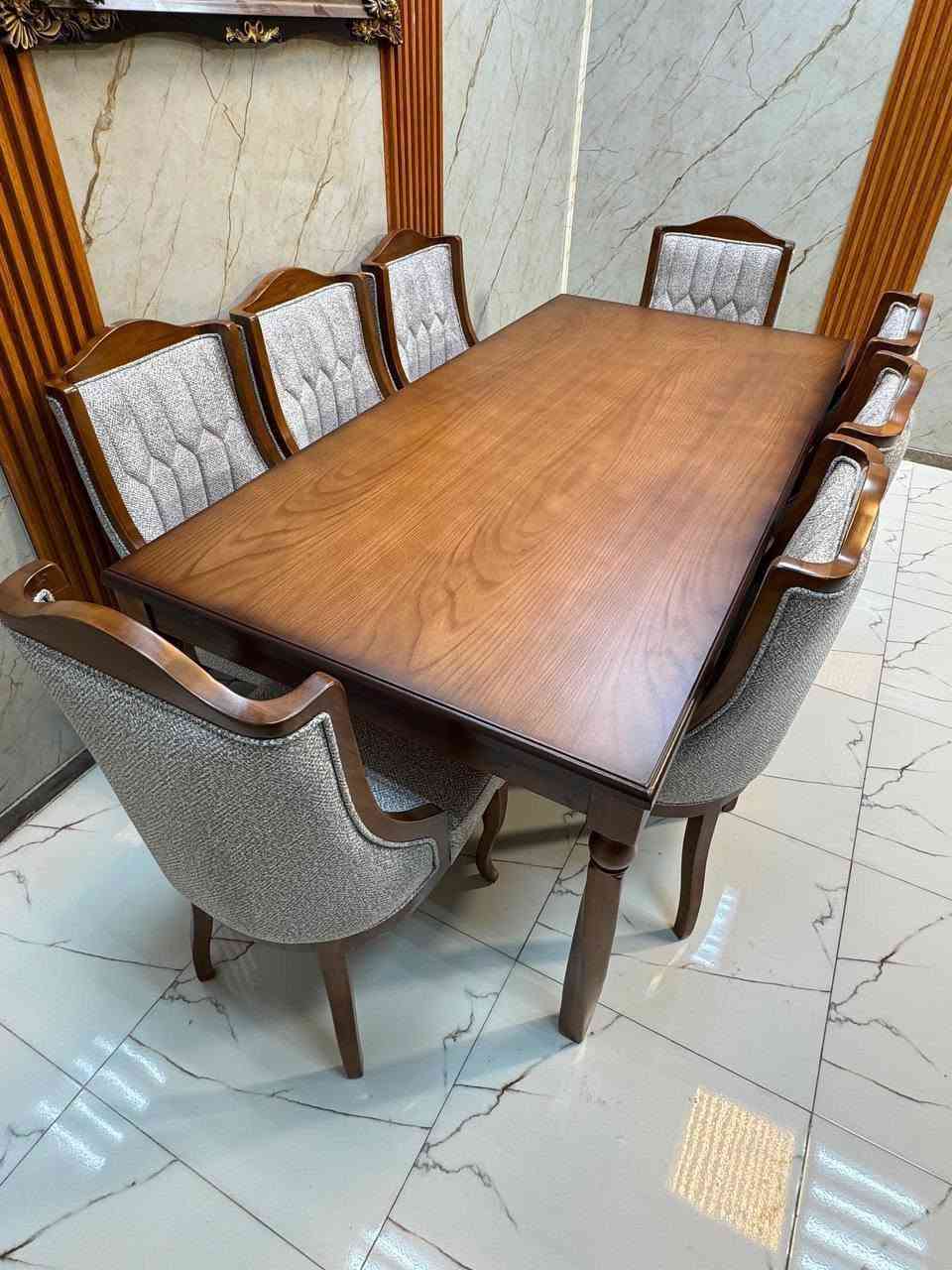 ميز طعام خشب 
مليون و120الف ابو 8كراسي توصيل محافظات 50 الف بغداد 15
870 الف ابو 6كراسي توصيل محافظات 40 الف بغداد 10
620 الف ابو 4كراسي 
285 الف ابو 2كراسي.


**إذا كنت صاحب هذا الإعلان وتريد حذفه لأي سبب، رجاءا أرسل رسالة إلى الدعم الفني**