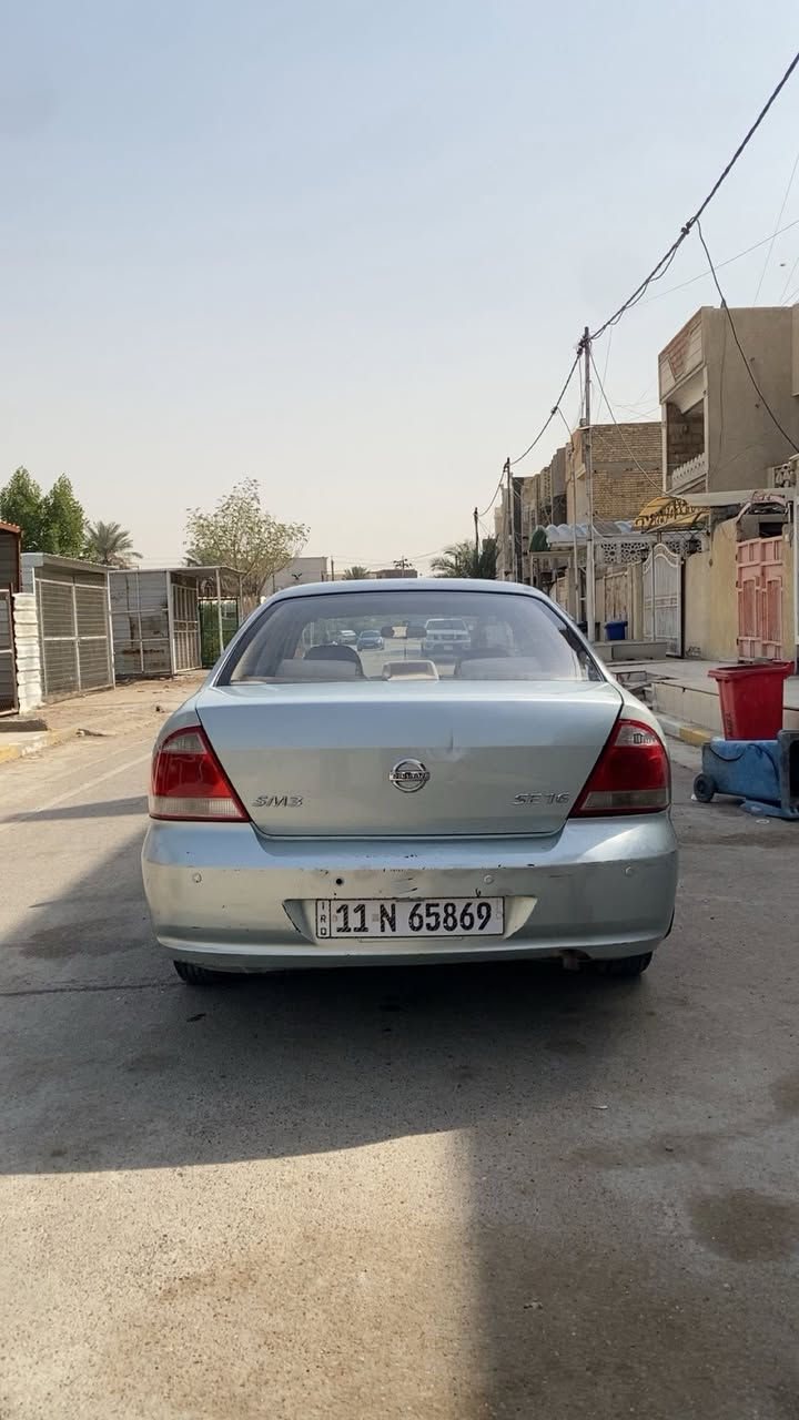 نيسان سني 2007 رقم بغداد
سنويه وهزه جديده مكينه كير تبريد 
تخم تاير صدر سياره على وضع البلاد 
تبريد تدفئه جاهزه السعر82
مكاني بغداد الدوره ورقمي***********
