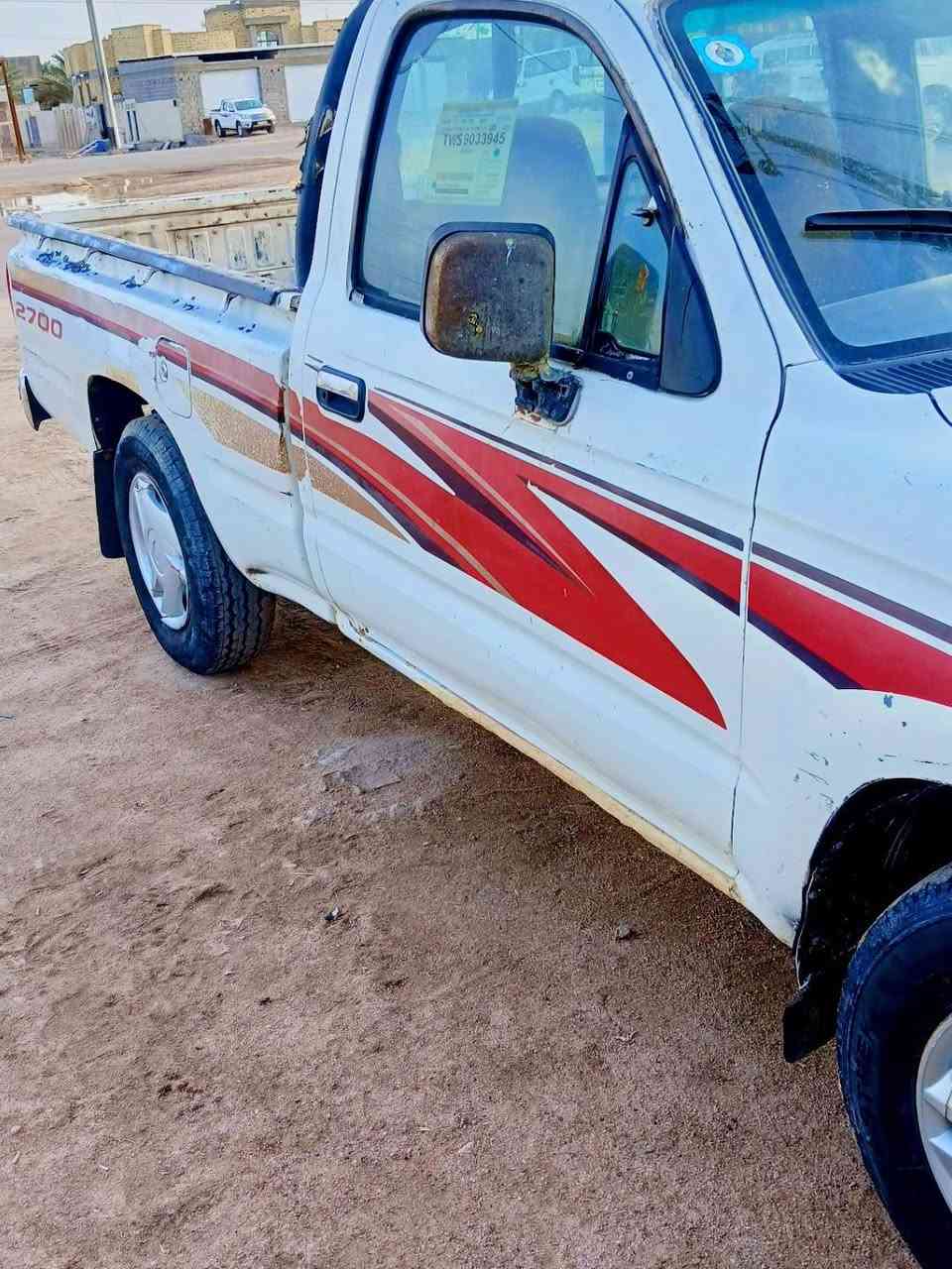 السلام عليكم 
جمره 2001
سعر 65
سنويا جديد رقم واسط 
سنوية بسمي 
سياره  حلوا جاهزه  مكينه كير  صدر دواخل 
بلاد ×××شاصي مكفول كشرته بلاد 
مكان البصره القرنه 
***********
