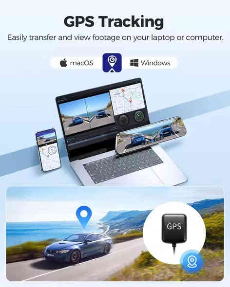 سلام عليكم حبايب
لتواصل *********** او عالخاص
Azdome pg17 4k شاشه كامله مريا
السعر ١٢٥ مع التوصيل 
الكاميرا الامامية تصوير عالي الدقة بدقة4K Ultra مع التحكم باللمس بعرض زاوية التصوير والكاميرا الخلفية ايضاً التحكم عن طريق اللمس باظهار زاوية التصوير لرؤية افضل ويمكن عرض الكامرات بشكل منفصل او مع بعض على المرايا

‎2- سهولة التحكم عن طريق اللمس 

‎3- تطبيق خاص للهواتف الذكية 📱
  WiFi (متاح لابل واندرويد) .

‎4- رؤية ليلية فائقة ✨.

‎5- تسجيل الطوارئ الذكي 🌟

‎تتميز الكاميرا بتقنيه تقوم بحفظ مقاطع الفيديو عند وقوع حادث لا سمح الله او وجود اهتزازات قوية

‎6- التسجيل المستمر 💿

‎ستقوم الكاميرا بحذف اللقطات القديمة وتحميل الجديدة عندما تمتلئ الذاكرة

‎7- دعم التسجيل الصوتي 💡
‎تحكم صوتي في التسجيل والايقاف والتقاط الصور وتسجيل الصوت

‎8- امكانيه ربطها على الجداحة او على فيوزات السيارة 

‎9- مكثف كهربائي بدلا من البطارية

‎· ماذا يأتي بداخل الصندوق؟

‎1- كاميرا امامي
2-  كاميرا خلفي

3- شريط لاصق إضافي

‎4- لاصق حامي للزجاج

5- كتيب تعليمات

‎6- كليبسات

‎7- شاحن سيارة

8- كيبل طاقة
