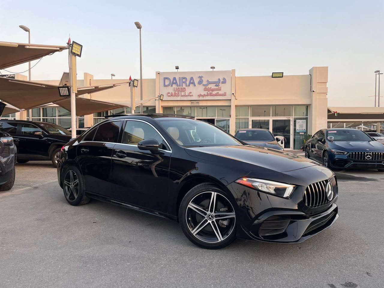 باللون الأسود الأنيق، سيارة تجمع بين الفخامة والأداء الرياضي مع مواصفات فل أوبشن.
✔️ AMG Package
✔️ فل المواصفات
✔️ ممشى 49,000 كم فقط
✔️ اللون: أسود
✔️ فتحة سقف بانوراما
✔️ إضاءة داخلية 64 لون
✔️ شاشات رقمية مزدوجة
✔️ كاميرا خلفية وحساسات
✔️ دخول وتشغيل ذكي
✔️ مقاعد جلد رياضية
✔️ حالة ممتازة
✨ سيارة أنيقة بتصميم AMG الرياضي، قيادة مريحة وتقنيات حديثة، جاهزة للاستخدام وتستحق المشاهدة.
📍 الممشى: 49,000 كم
🔥 2019 Mercedes-Benz A220 AMG 🔥
Finished in elegant Black with Full Options, combining sporty performance and premium luxury.
✔️ AMG Package
✔️ Full Options
✔️ Only 49,000 KM Driven
✔️ Black Exterior
✔️ Panoramic Sunroof
✔️ 64-Color Ambient Lighting
✔️ Dual Digital Displays
✔️ Reverse Camera & Parking Sensors
✔️ Keyless Entry & Start
✔️ Sport Leather Seats
✔️ Excellent Condition
✨ A stylish luxury sedan with a sporty AMG design, advanced technology, and a smooth driving experience. Well maintained and ready for its next owner. الشارقة, الإمارات العربية المتحدة


**إذا كنت صاحب هذا الإعلان وتريد حذفه لأي سبب، رجاءا أرسل رسالة إلى الدعم الفني**