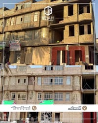 ✨ آخر أعمالنا في محافظة كربلاء تنفيذ واجهة بناية في حي العامل بمساحة 5...