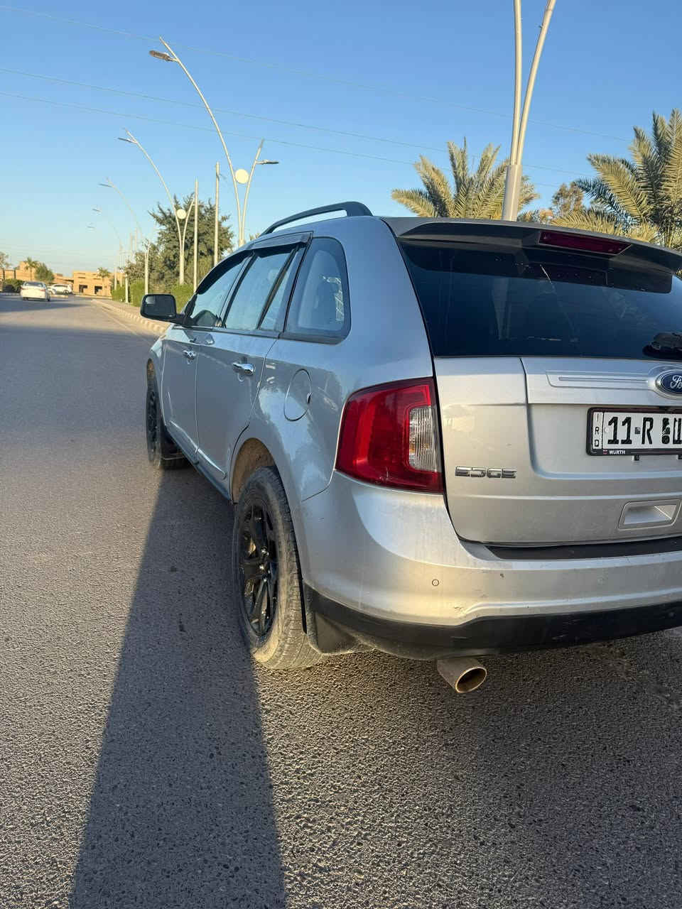 فورد ايدج
موديل 2011 / 6 سلندر / دبل گزوز
فور ويل درايڤ
مكفولة من الصبغ / شرط الفحص 
بيها ملاحظات بسيطة ( شخوط )
رقم بغداد ( دولي ) بأسمي/ تحويل ثاني يوم
سيارة جاهزة من كلشي ( گير / محرك / تايرات جديدة / دسكات جديدة ) / دبل سويچ 
شاشة ( لمس )/ تحكم تبريد ( لمس ) / گيج الكتروني / كشن جلد / كشن كهرباء
ماشية 149 الف / سبيرها منازل
السعر / 87 ورقة و بيها مجال بسيط
العنوان / تكريت / ***********
