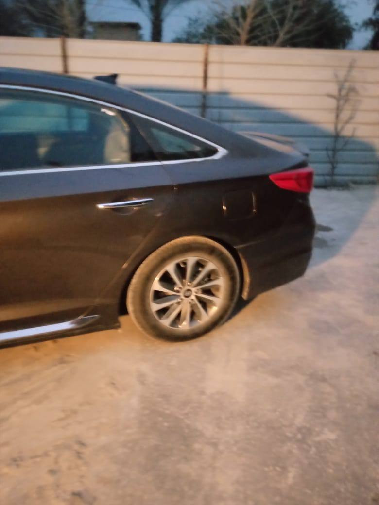 من بعد رخصه كروب سوناتا موديل ٢٠١٥ وارد امريكي بيه صفحه سائق رش بدون دواخل كير محرك تبريد تخم تاير كهربائية كله شغال السعر ١٢٢ بيه مجال مكان فلوجه الاستفسار الاتصال ***********
