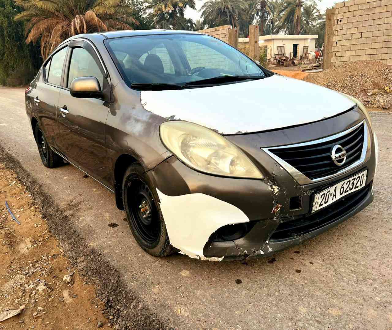 نيسان فيرسا ٢٠١٣ 
وارد أمريكي نقص بس دعامية 
حادثها بجم من امريكا ومسوي 
حدادية صدر قبل شهرين مبدلة 
كير مكينة خير من الله سيارة جاهزة مال بيت ومرتبة بيها نقوصات قليلة كلش العنوان بغداد
السعر ٧٨ وبيها مجال بسيط حك الجية صاحبها موجود تحويل مباشر  
غير متواجد على الفيس 
رقم الهاتف :*********** ابو زينب
