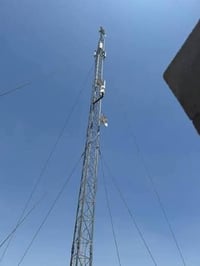 برج للبيع حديد18م  سكاتر 4 ubnt مع 912 4  دش26 +30 +34 مع 912 3  كيبلا...