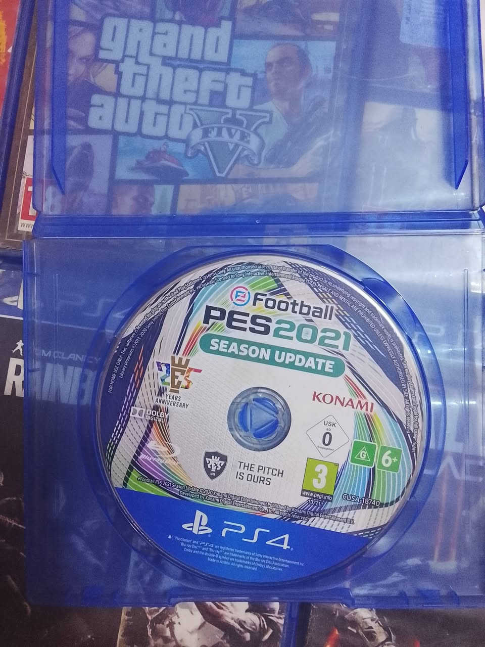اقراص بلي فور مستعملة و هارد خارجي 500كيكا و يو اس بي 850
بيس 2021 نظيفة 80الف
GTA5
ريد ديد 
كود اوف وار 
كول اوف ديوتي انفنتي وارفر
كول اوف ديوتي بلاك اوبس 3 
رانبو 6
كوست ريكون
اساسينس كريد جزئين اوديسن و اورجنس
اساسينس كريد اوديسن
كلمن و سعرة


**إذا كنت صاحب هذا الإعلان وتريد حذفه لأي سبب، رجاءا أرسل رسالة إلى الدعم الفني**