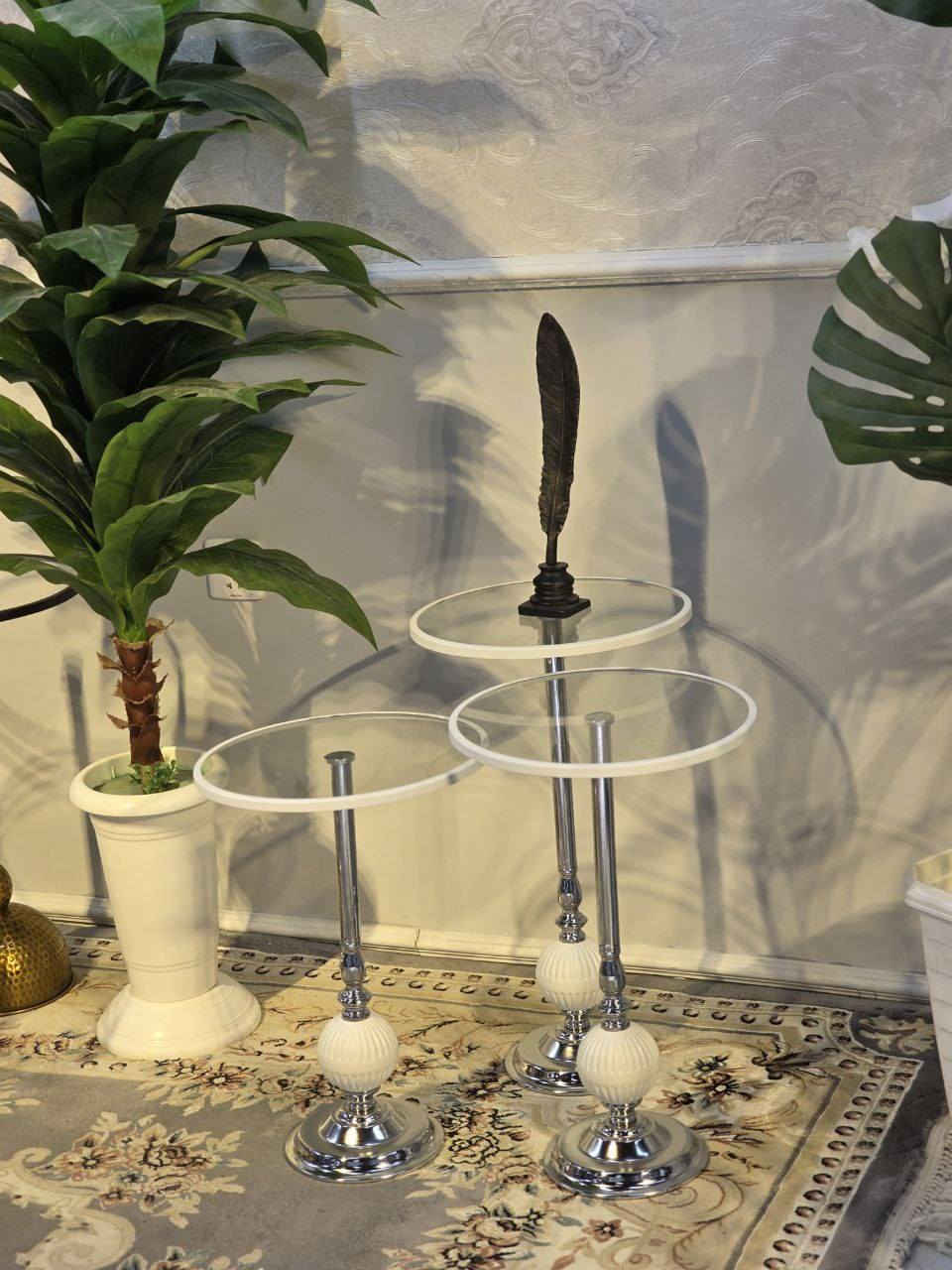 ✨ وصل الجديد يمّنا وبسعر يفرّح ✨
🔥 طبلات ثلاثي أنيقة وعملية
سطح جام أنيق + هيكل حديد قوي
وقاعدة إسفنج خاصة لعدم التزحلق 👌
موديلات حديد راقية تناسب كل الديكورات ✨
📏 القياسات:
▪️ قطر الدائرة: ٣٥ سم
▪️ ارتفاع الكبيرة: ٦١ سم
▪️ ارتفاع الوسط: ٥٦ سم
▪️ ارتفاع الصغيرة: ٥١ سم
💰 السعر: 90 الف فقط 🔥 
🚚 التوصيل:
✔️ مجاني داخل بغداد
✔️ مجاني لجميع المحافظات


**إذا كنت صاحب هذا الإعلان وتريد حذفه لأي سبب، رجاءا أرسل رسالة إلى الدعم الفني**