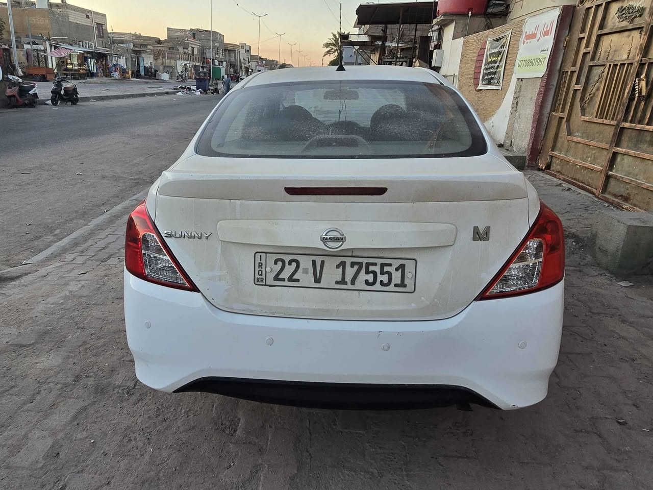 نيسان سني موديل 23 بيعا ضربه بجاملغ الخلفي وبارد بالصندوق مكاني الحيانية شارع 60المستطيل 
رقم النقال *********** البصرة, العراق
