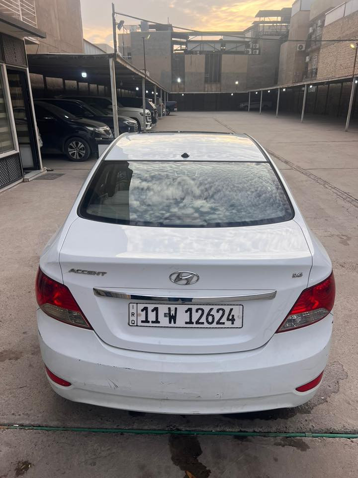 اكسنت 2015 خليجي محرك 1600
سنوية ب اسمي لحد سنة 2027
السونار مرفق وياها 
ماشية 139,000 
سعرها 10,900$ 
وبيها مجال بسيط 
فتحه - اشاير بالمري - تحكم ستيرن جهتين ـ تبريد تدفئه شغاله - شاشه و كاميرا خلفيه  
سيارة  بس محسن صوت دوانز مسامع صيف شتاء الحمدالله
رقم التلفون ***********
متواجدة السيارة من الصبح لليل بالكرادة وبعد 10مساءا بحي الجهاد
