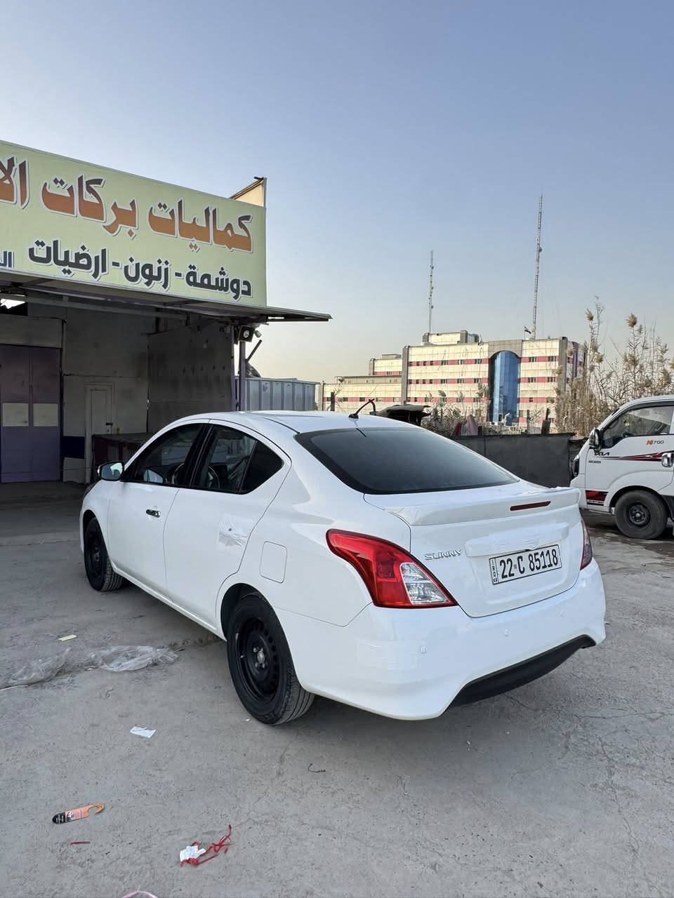 نيسان سني موديل 23 رقم اربيل بسم شركه تحويل او وكاله عادي ماشيه 50 الف 
مكفوله عدا ملاحضه بسيطه بربع باب السايق 
فول مواصفات 
مكاني بابل 
***********
