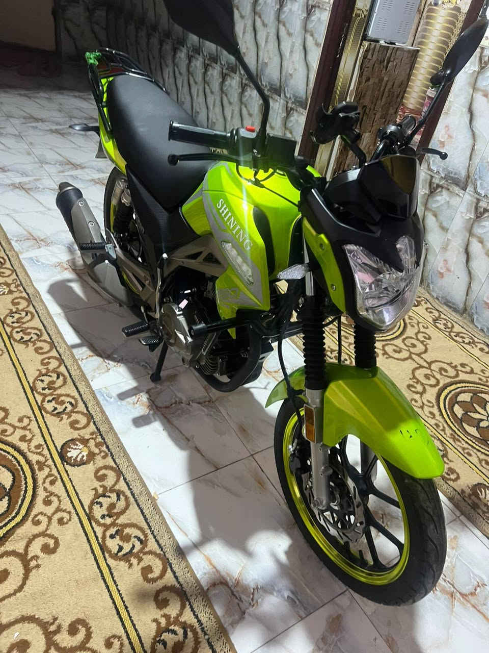 السلام عليكم دراجه شيننك موديل ٢٠٢٣ اوراق للبيع مثل ما موضح بل صور زلق مابيهه مكفوله مكاني البصره السيبه للتواصل ***********
