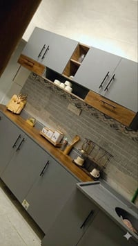 كاونتر مترين • سنك متر و٢٠ • خشب MDF