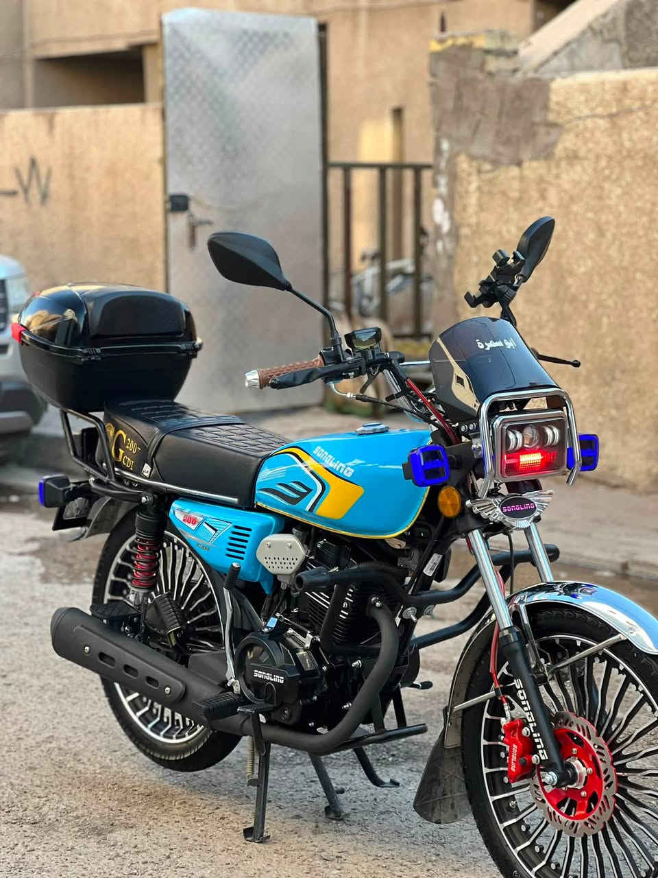للبيع دراجه سونك 2026 رمبه بعده كفاله عامله من الشاصي للبرغي مكينه 200cc زيرو صارله يومين نازله مكفوله عامه سعر 1200 وبيه مجال ***********
