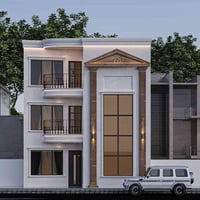 واجهة بيت ١٠م • البصرة • مرمر لامستون تركي