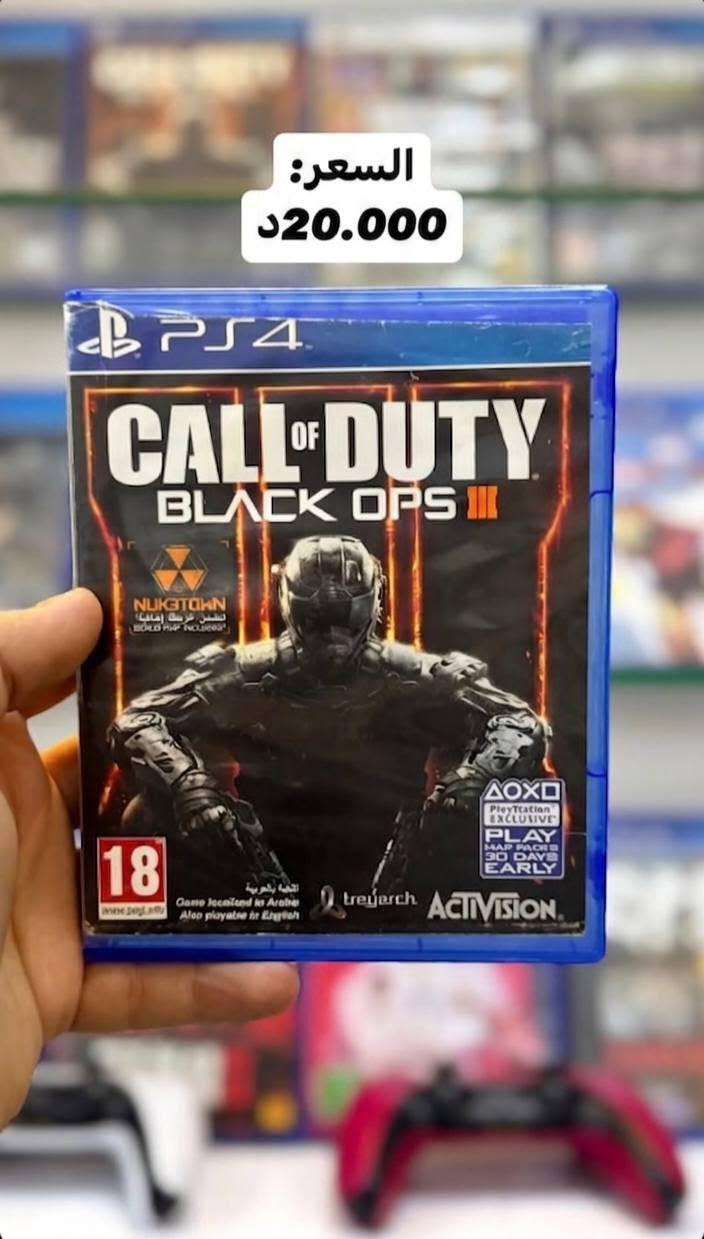 🎮 متوفر لدينا أقراص ألعاب مستخدمة 🎮
PS4.PS5

✅ نظافة ممتازة
✅ ضمان التشغيل 100%
✅ فحص القرص قبل الاستلام
✅ في حال وجود أي خلل يتم الاستبدال حسب الضمان دون دفع اي مبلغ 

أسعار مناسبة ومجموعة متنوعة من الألعاب متوفرة باستمرار.

📍 
الحجز و الاستفسار 
واتس اب:***********
انستا:dvd_wwr 
او المراسله خاص
