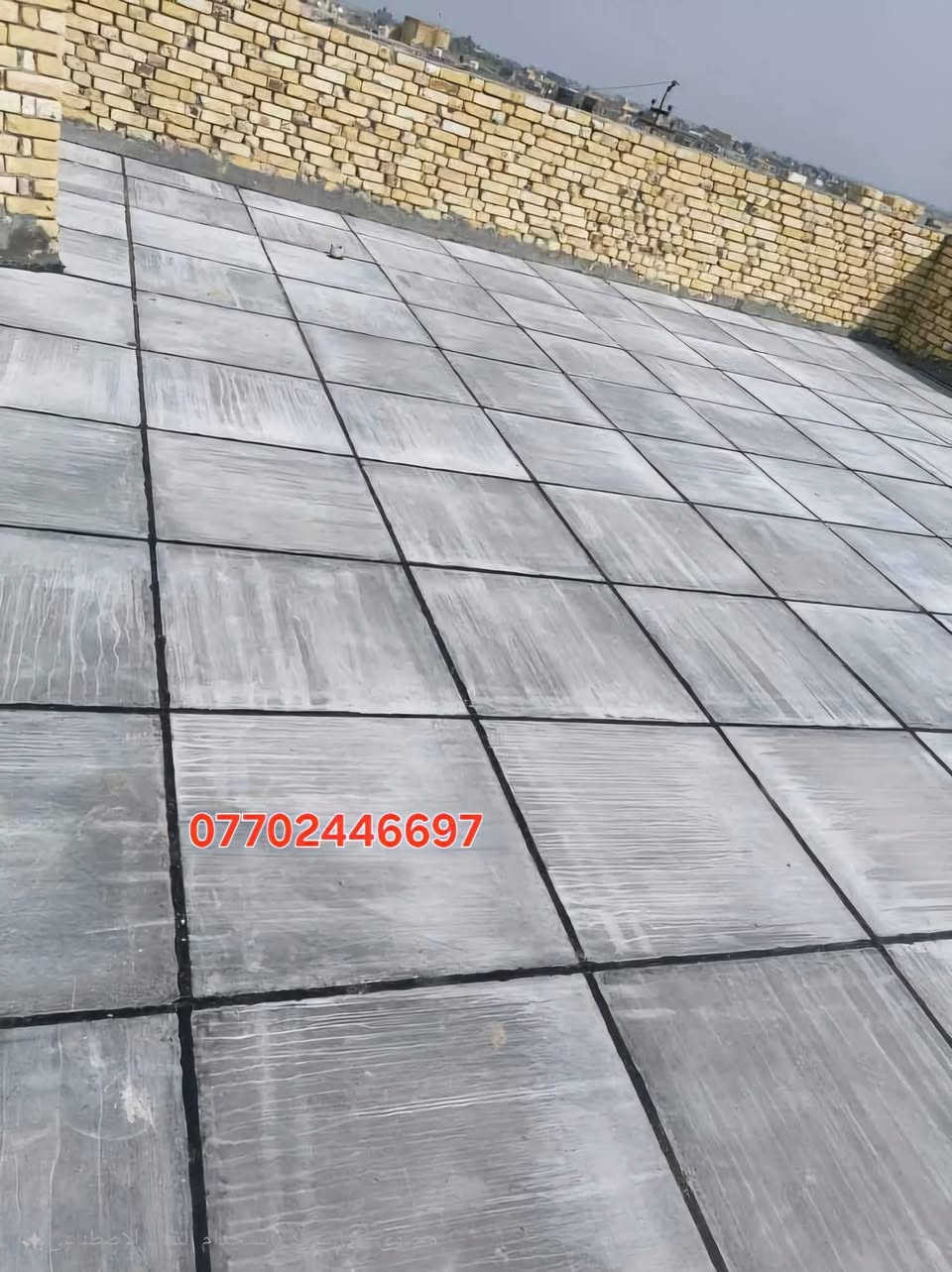 عمل درجه اولى 👍
احمي سطحك من الرطوبه مستعدون لتطبيك الشتايكر وتزفيت السطوح⛈️ وإعادة ماستك شغل ع الفحص للتواصل هذا رقمي 📲      واسط  ***********واتساب وخاص متواجد
