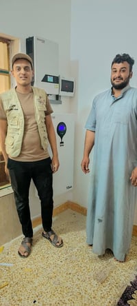 منظومة شمسية • بطارية 10k ليثيوم • ألواح لونجي ٦١٥واط